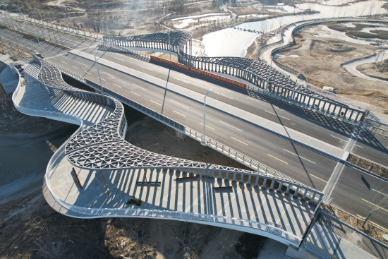 雄安新区启动区管廊项目（2号桥全貌）