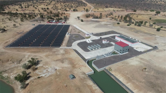 安哥拉库内内省抗旱项目取水口全景